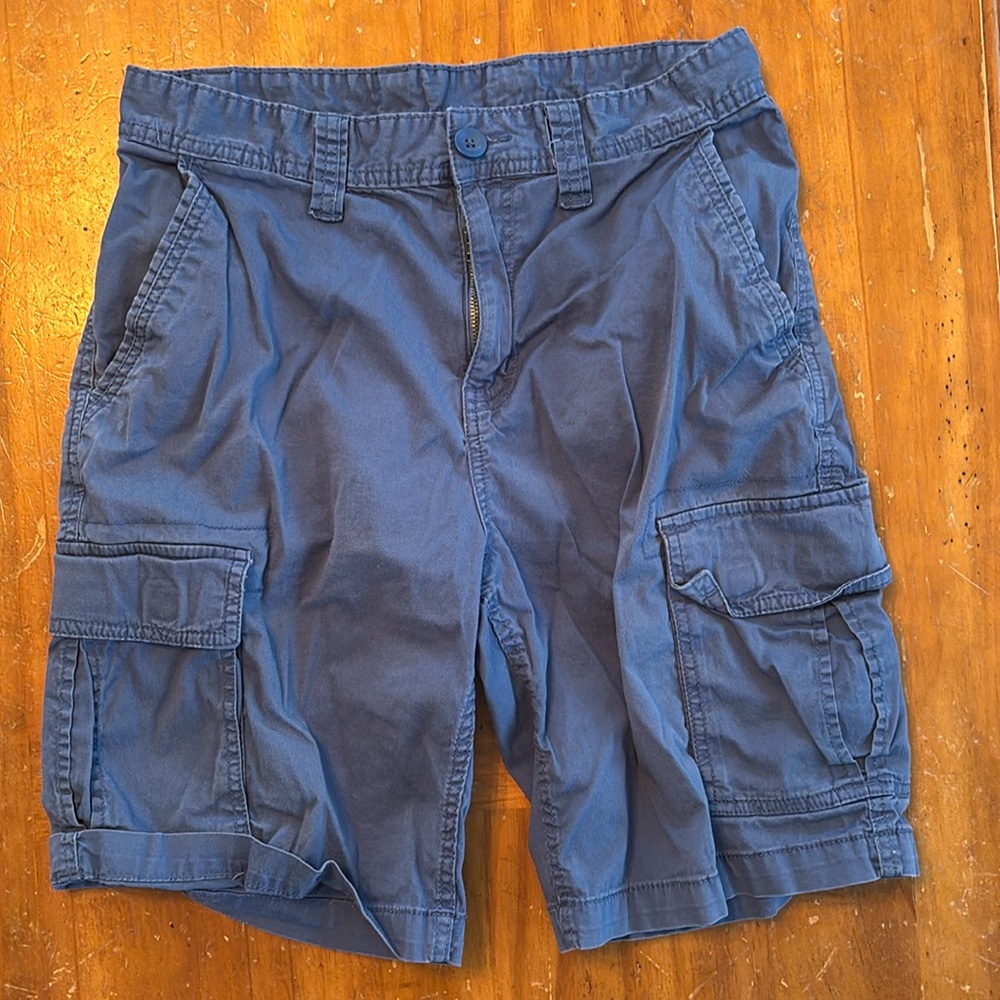 George Blue Cargo Shorts 30 Waist